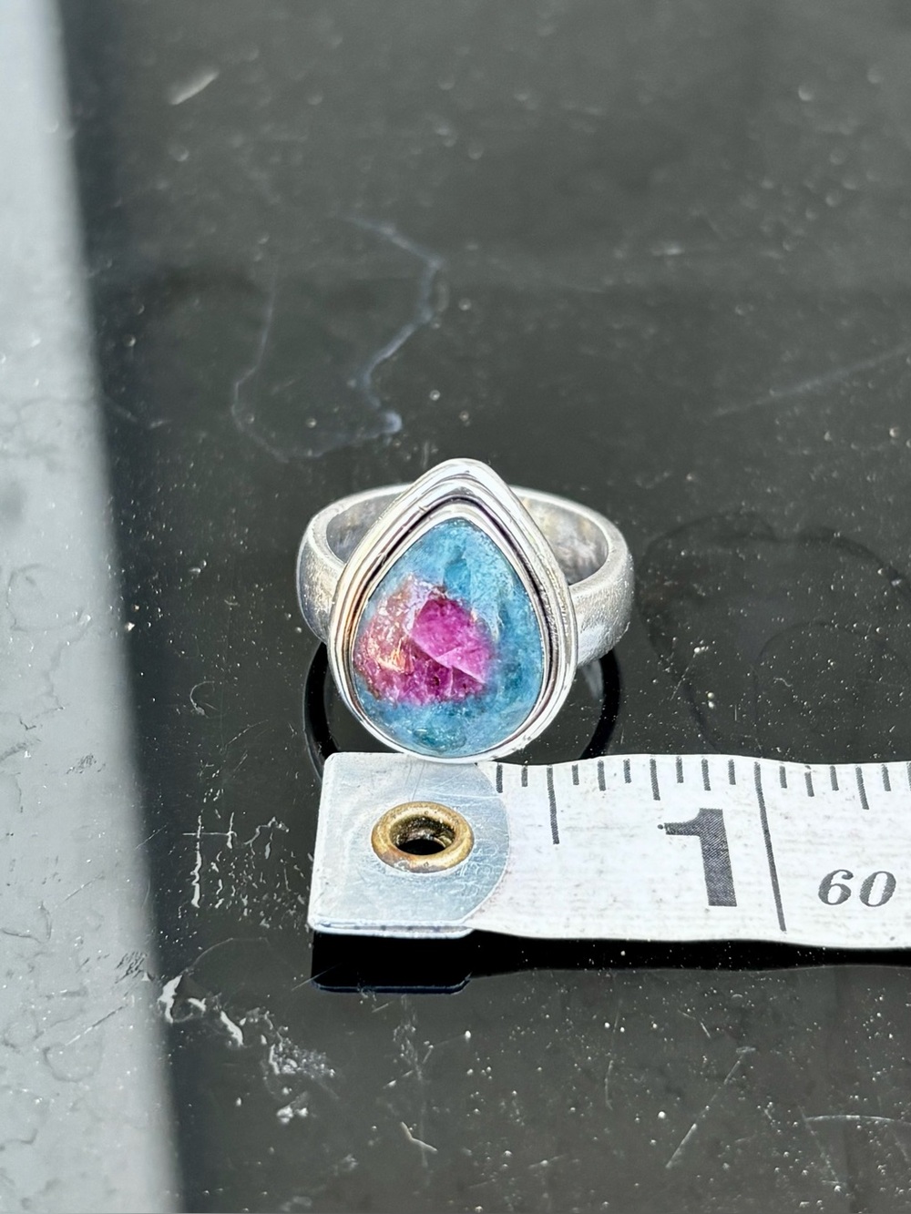 Ruby In Kyanite Ring - Picture 11 of 12